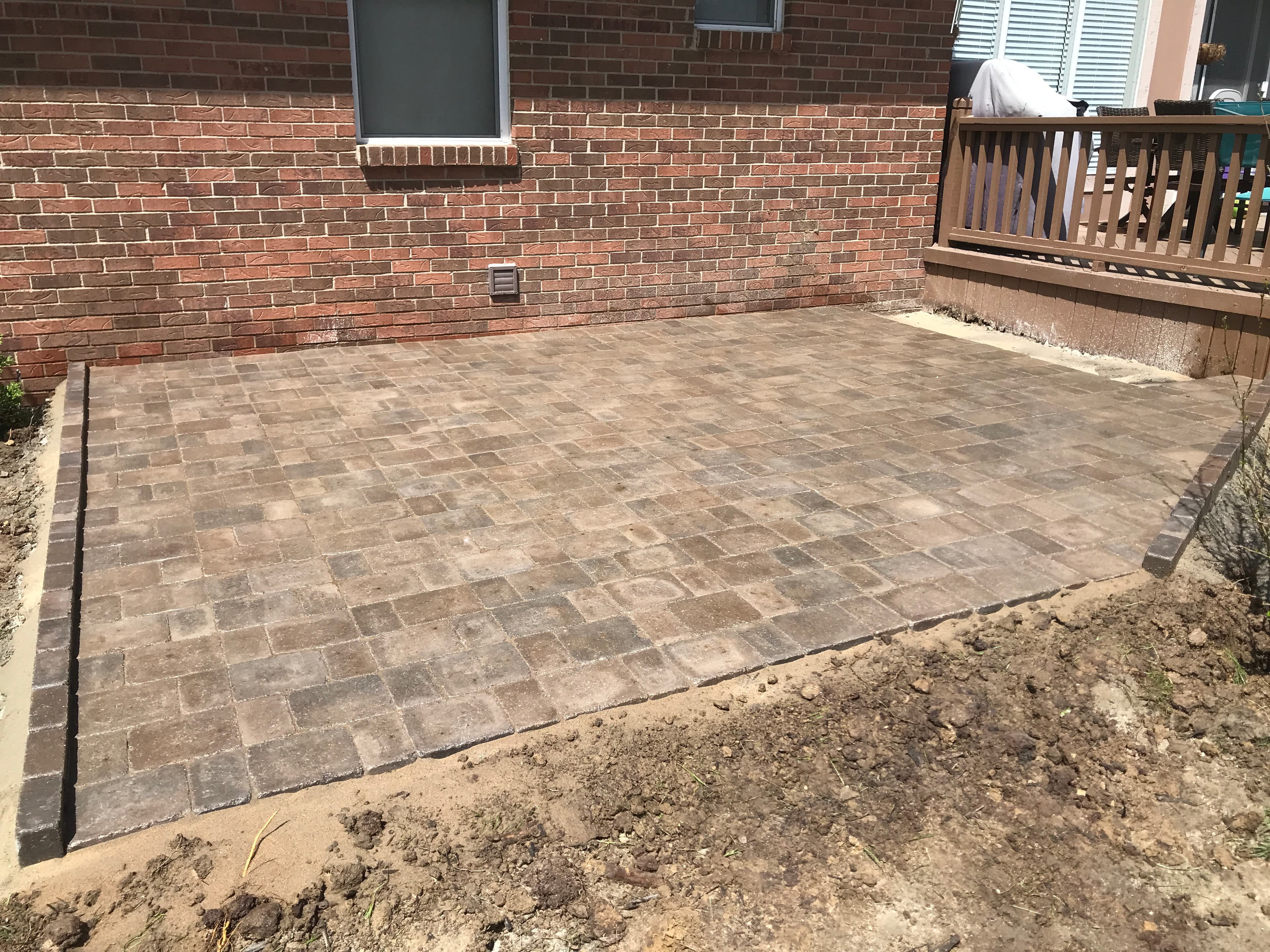 Paver Patio Install