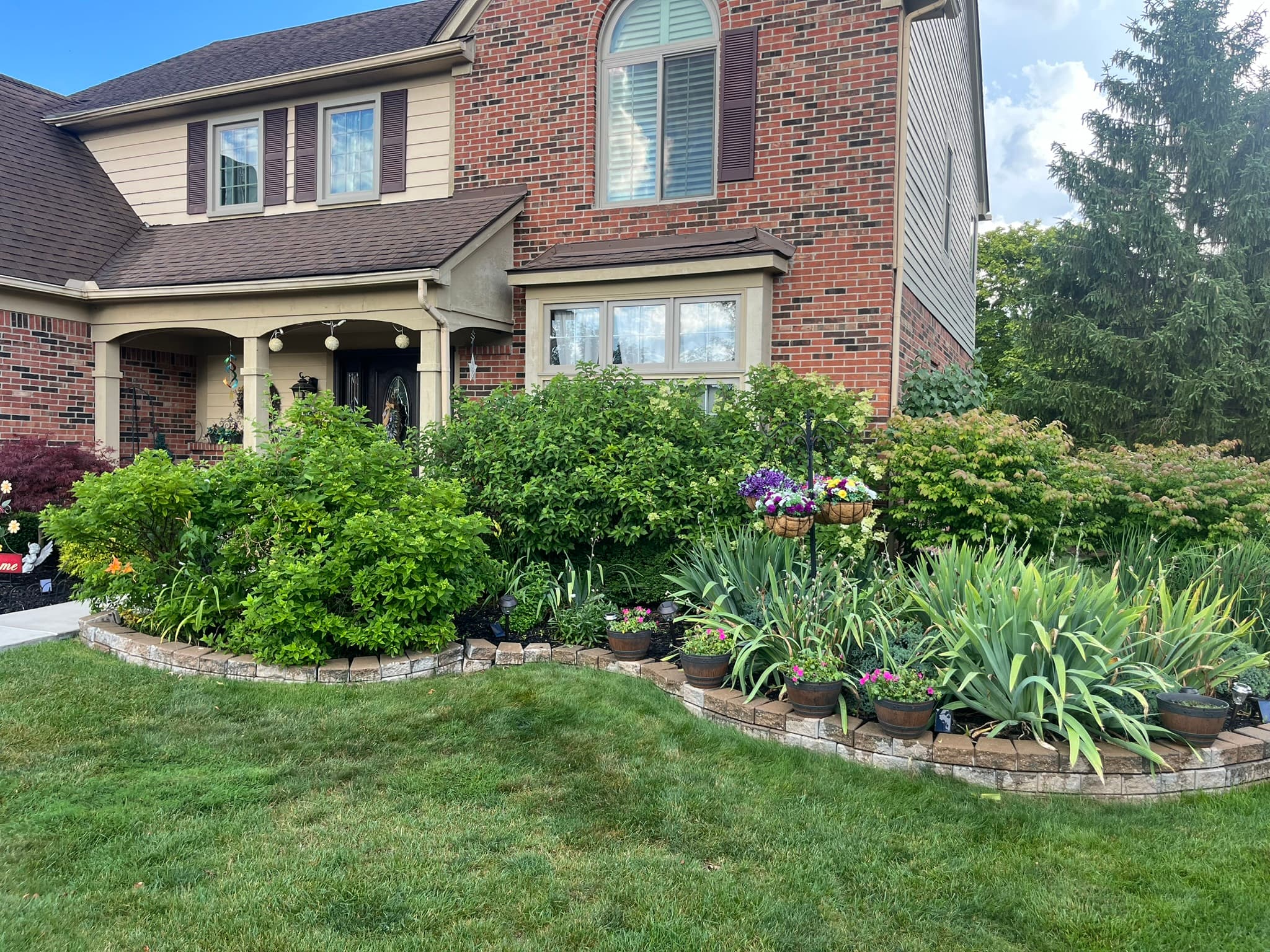 Before landscaping