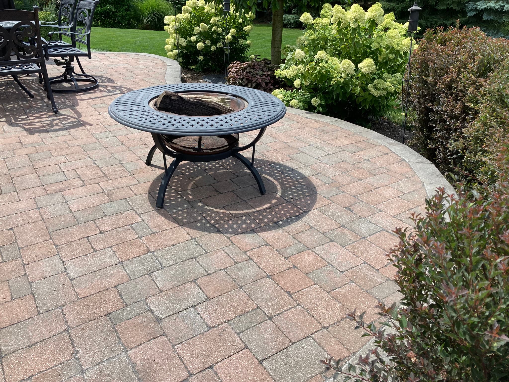 Paver Patio and Fire Pit Installation