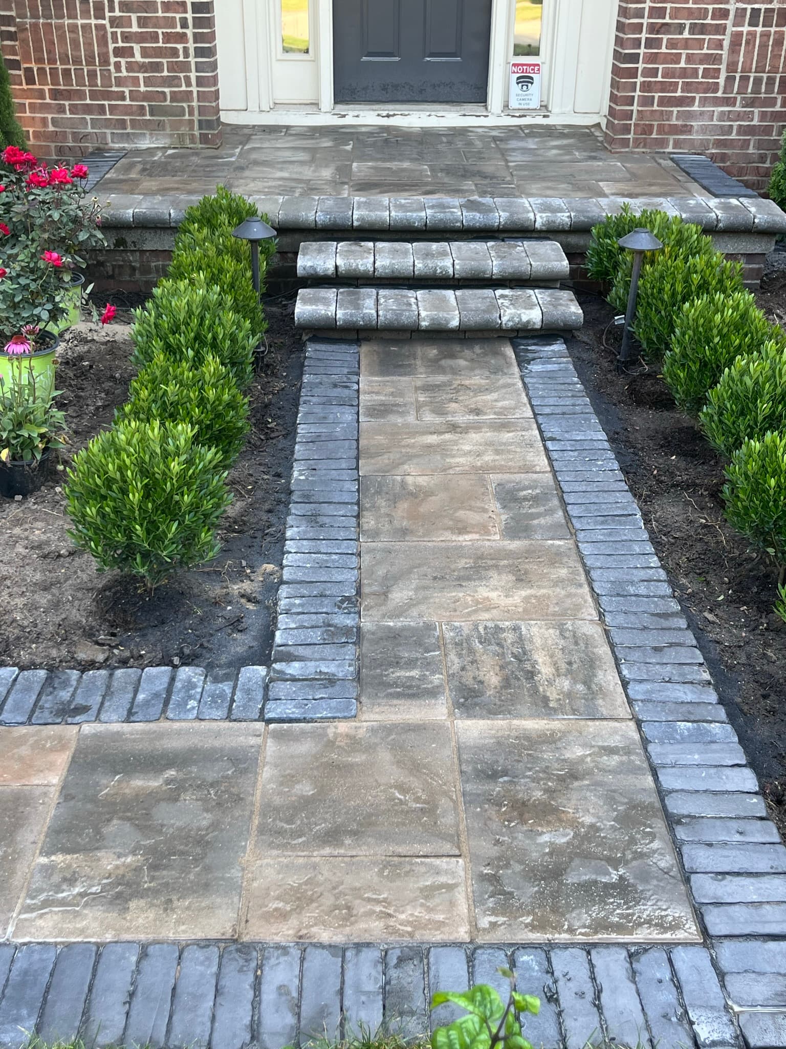Paver Walkway and Entrance Steps