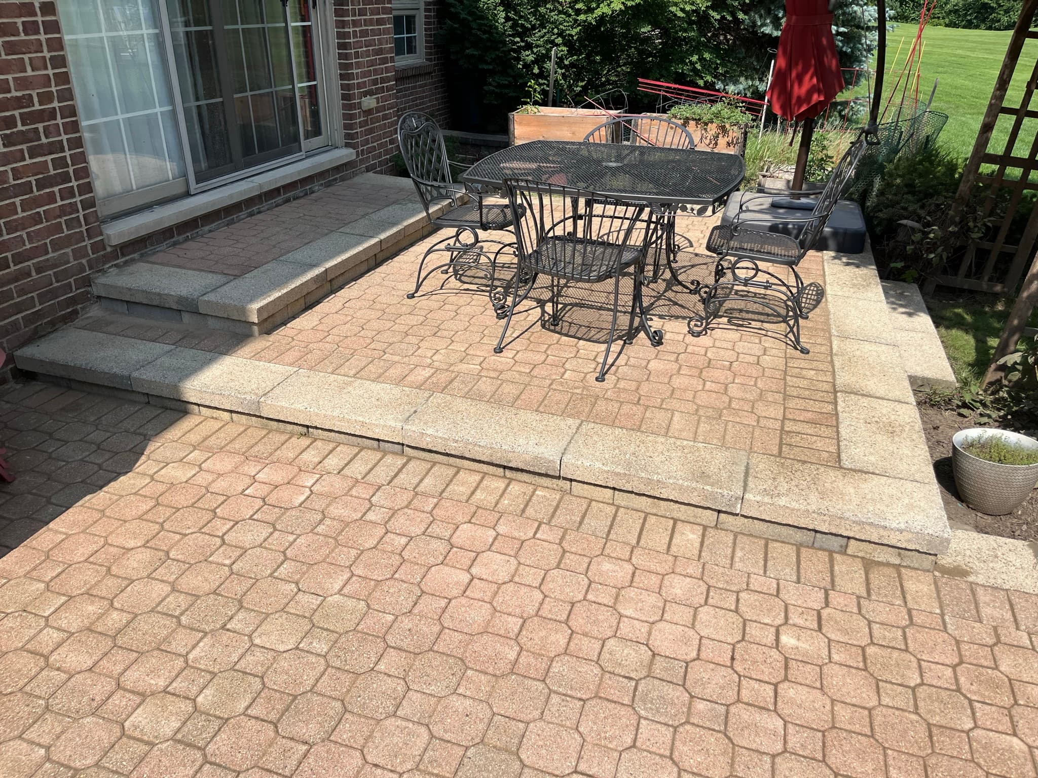 Paver Patio and Walkway