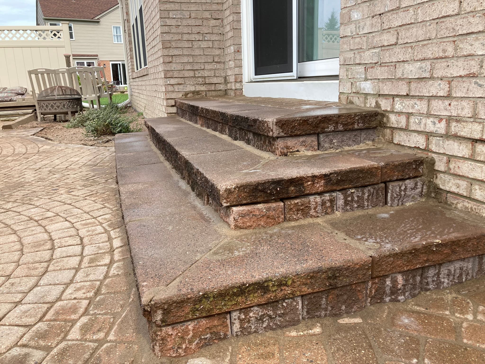 Paver Steps and Walkway