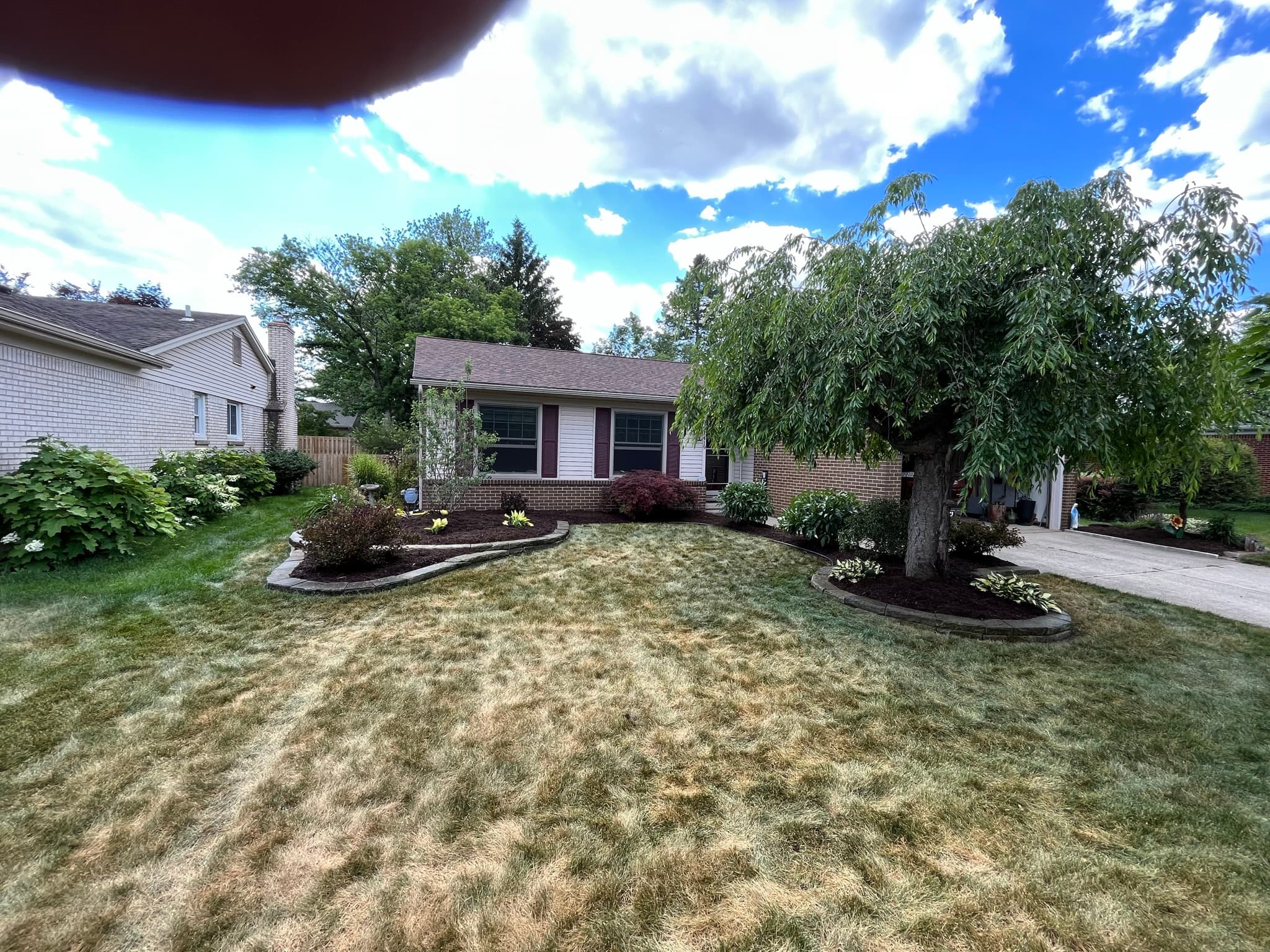 Landscaping with Stone Edging