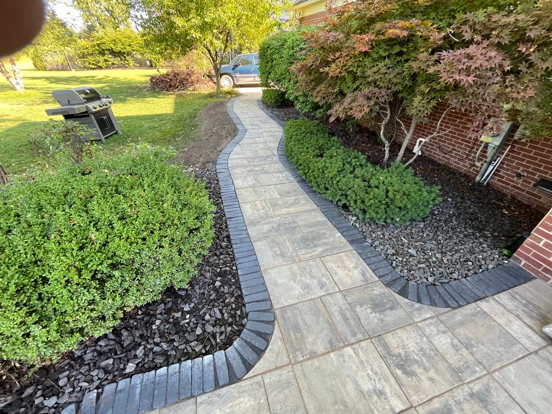 Stone pathway